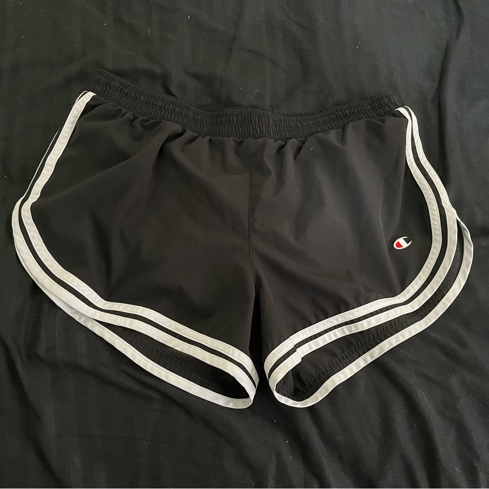 Champion Women's Navy & Black Athletic Shorts